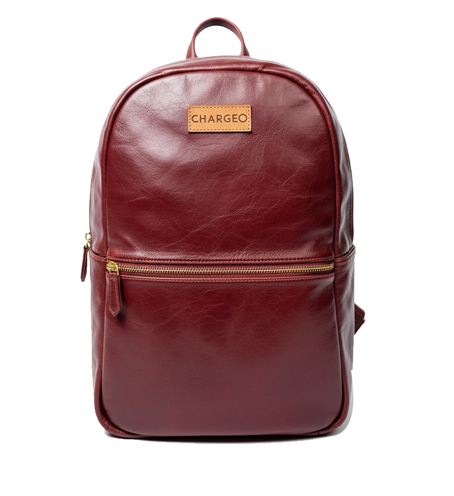 Chargeo Leather Bag Fourways Front View