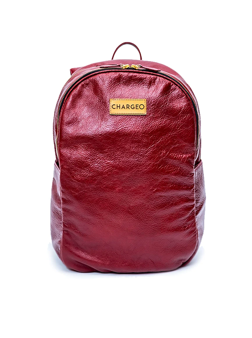 Chargeo Leather Bag Constantia Front View