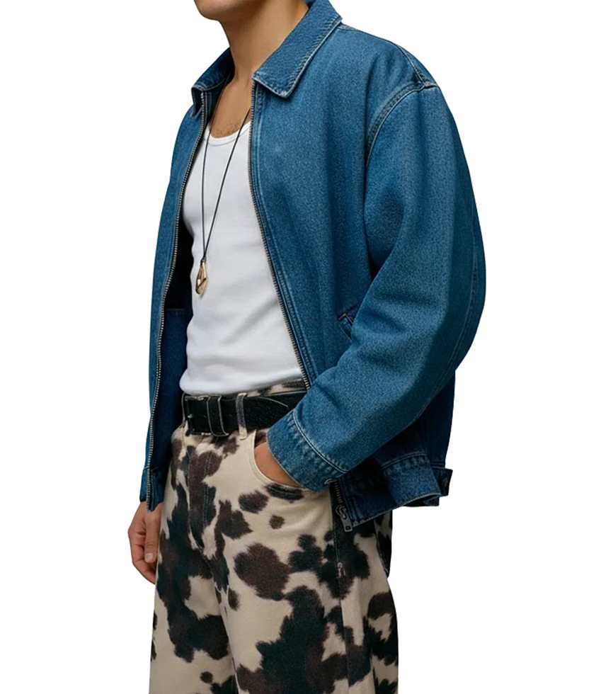 African Sunset Leather Belt 3