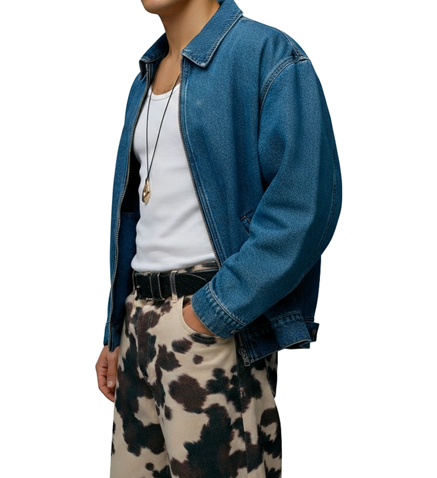 African Sunset Leather Belt 3