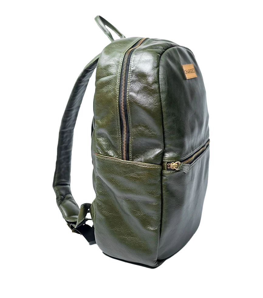 Chargeo Leather Bag Fourways Diagonal Left View