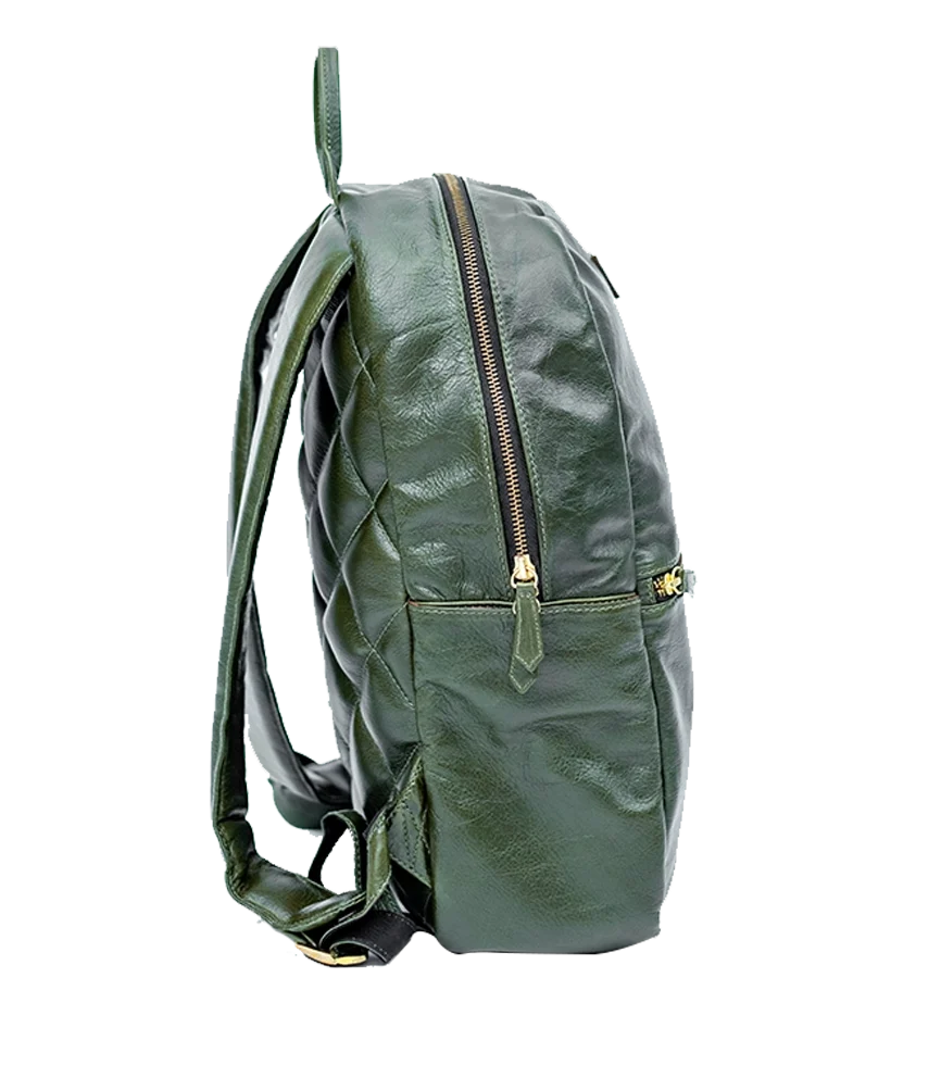 Chargeo Leather Bag Fourways Side View