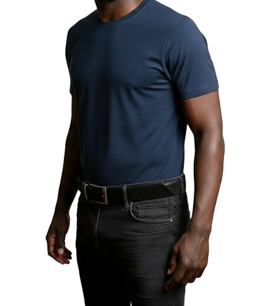 Savuti (Mystery) Sartorial Suede & Smooth Leather Belt