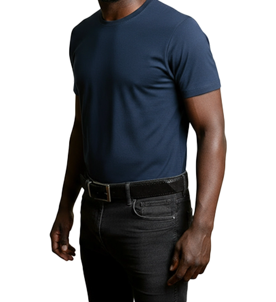 Savuti (Mystery) Sartorial Suede & Smooth Leather Belt