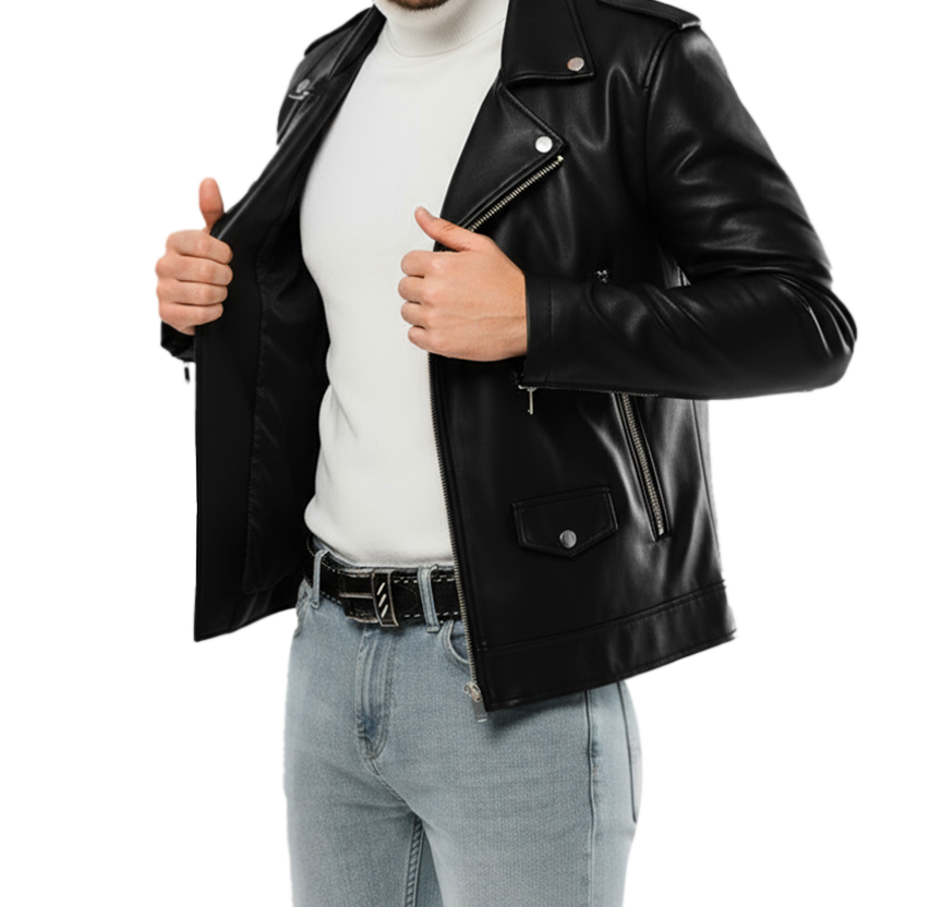 Serengeti Ostrich Leg Belt (Black)