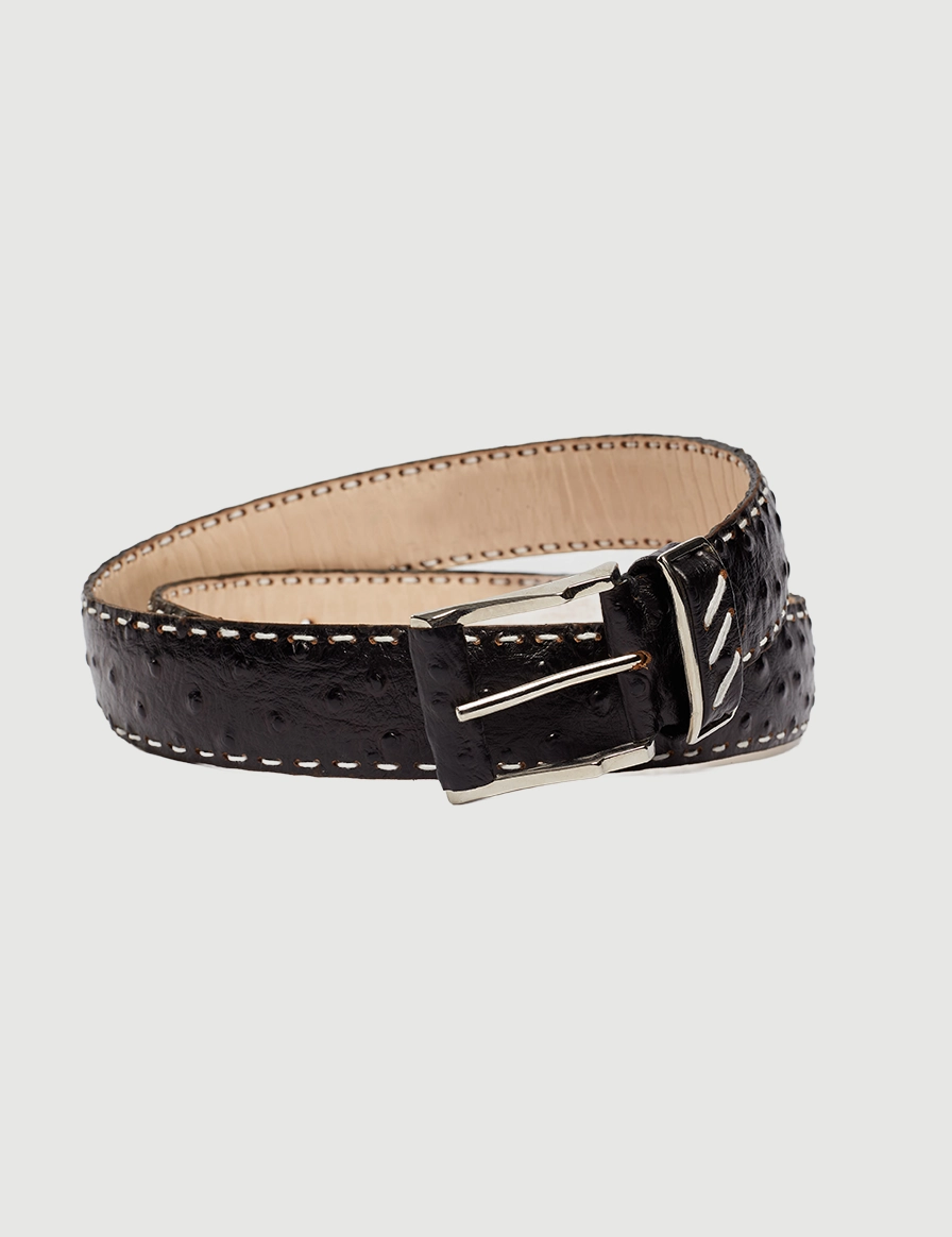 Serengeti Ostrich hide Belt Serengeti Ostrich Skin Belt