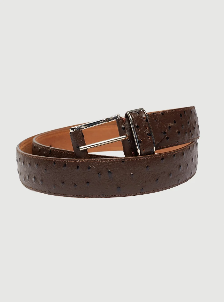 The Kruger Ostrich Hide Belt