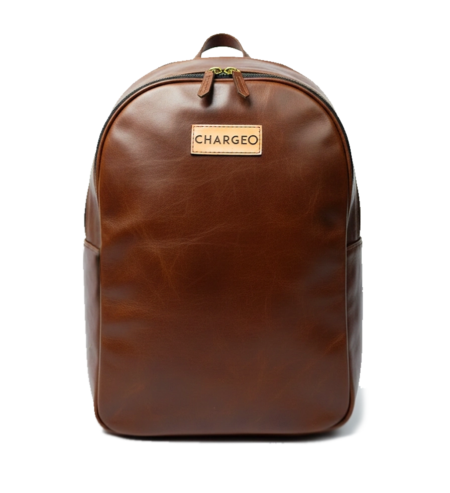 Chargeo Leather Bag Constantia Front View
