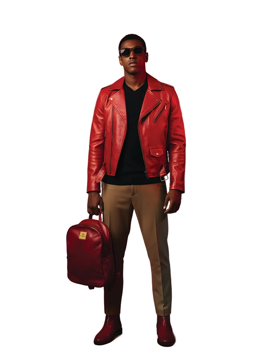 Chargeo Constantia_Model Hanging the bag with one hand