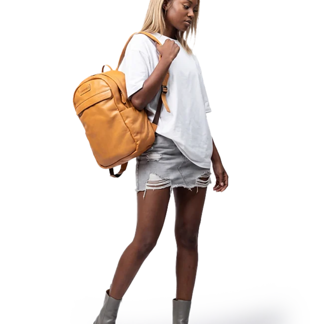 Waterfall Leather Backpack