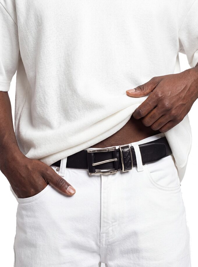 African Dawn Leather Belt