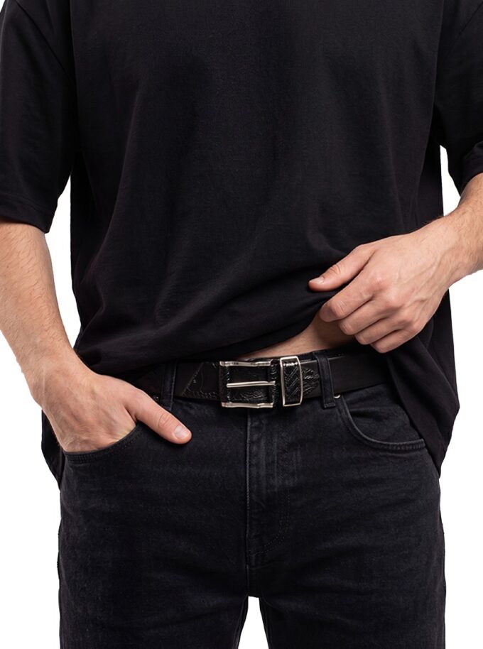 African Sunset Leather Belt
