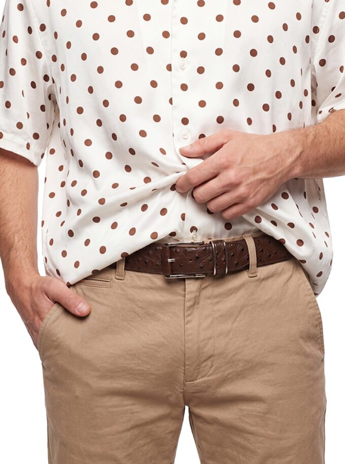 Kruger Ostrich Hide Belt