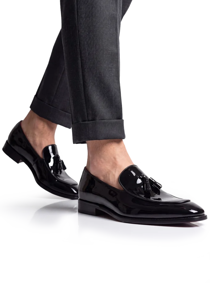 Red Bottom Leather Loafers for Men