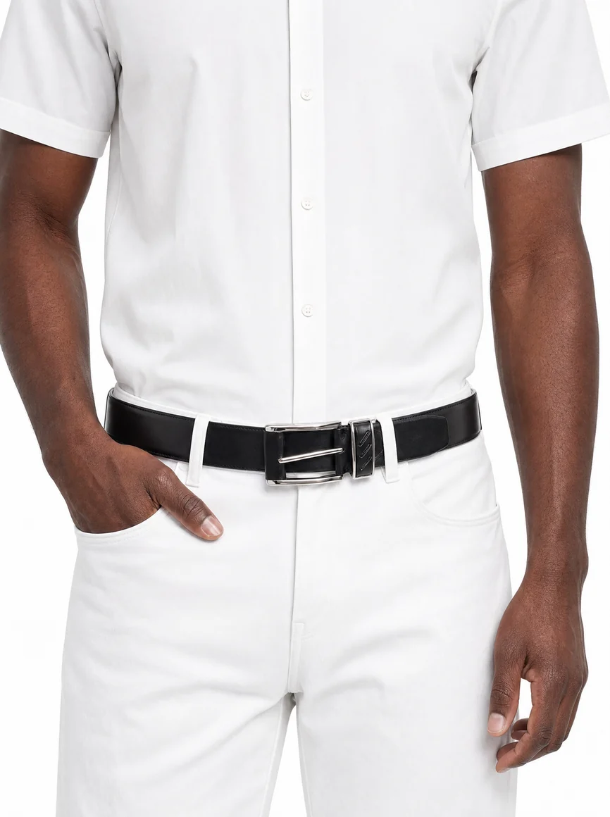 African Dawn Leather Belt