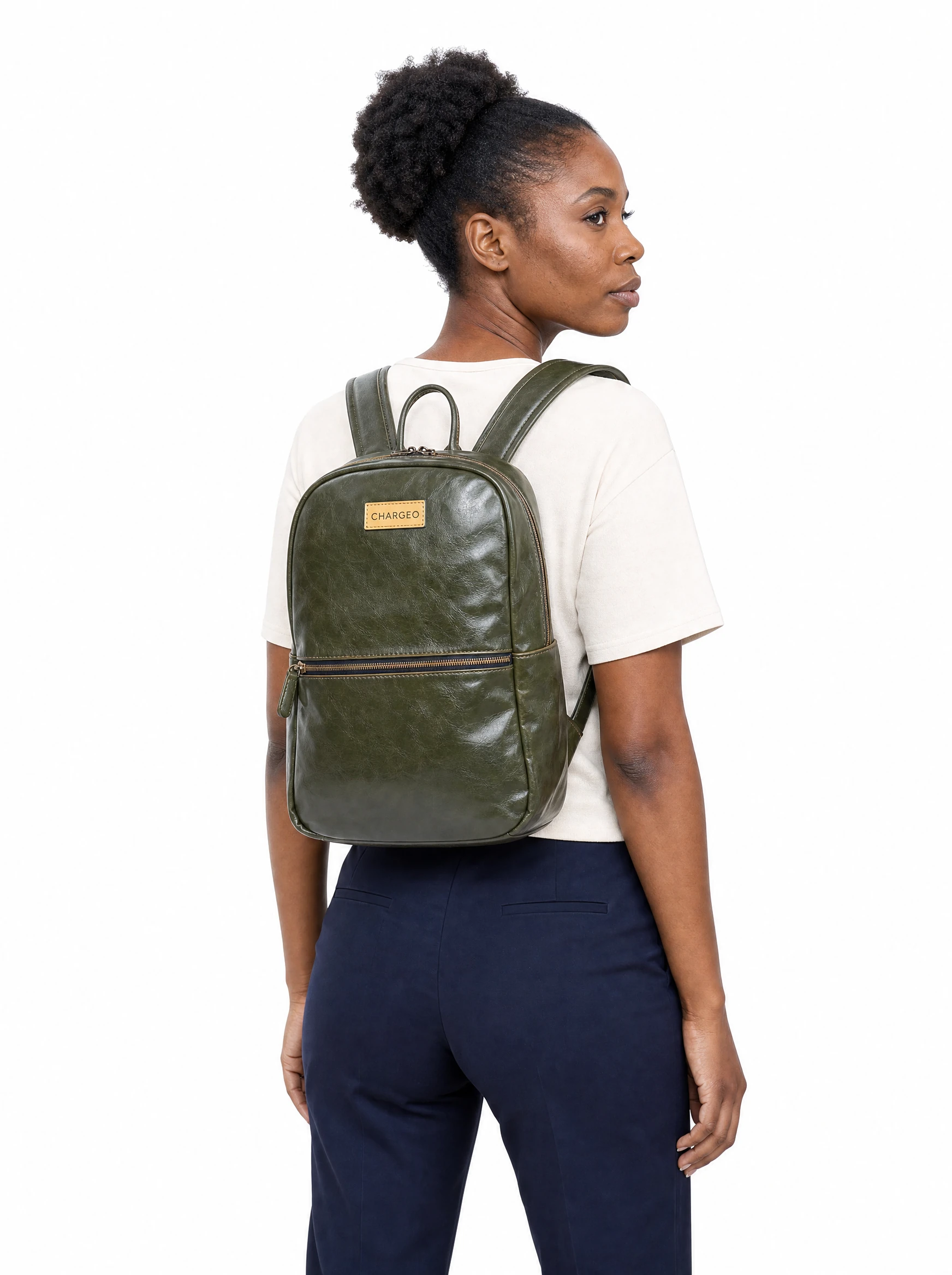 Fourways Leather Backpack