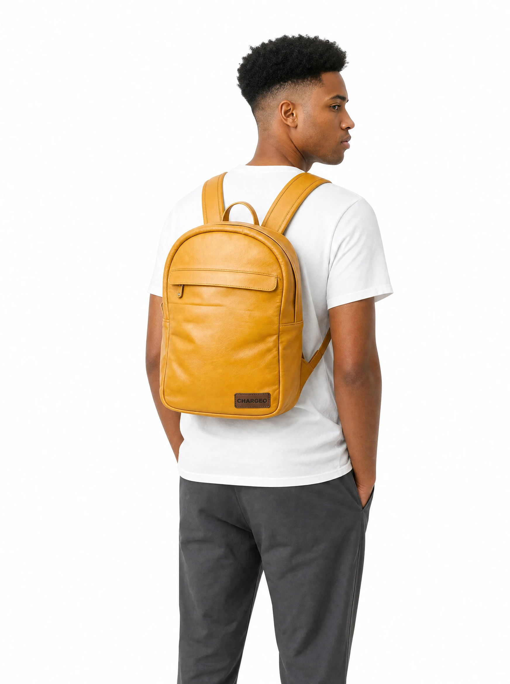 Waterfall Leather Backpack